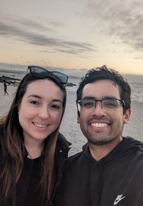 Foto de los novios
